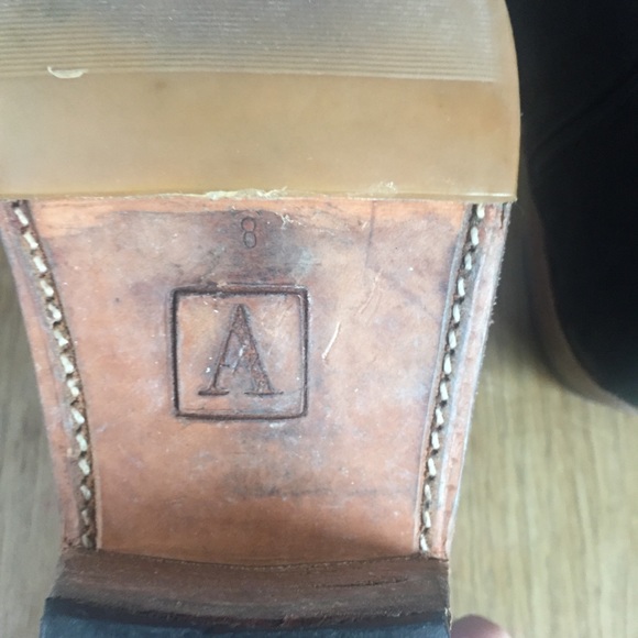 Adelante Shoe Co. Black Leather ankle Booties SZ 8 - Picture 6 of 8